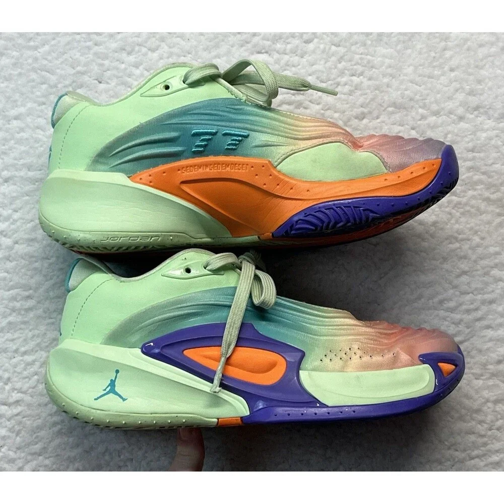 Nike Air Jordan Sneakers Boys 5Y Luka 3 Blurred Vision Vapor Green HQ4920-300